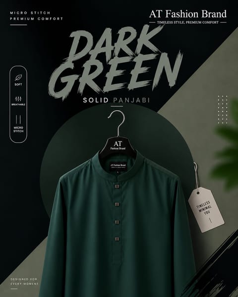 ꜱɪɢɴᴀᴛᴜʀᴇ ᴍɪᴄʀᴏ-ꜱᴛɪᴛᴄʜ ꜱᴏʟɪᴅ ᴘᴀɴᴊᴀʙɪ-Green