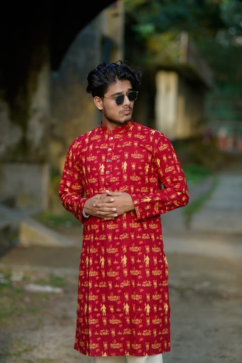 স্কীর্ণপ্রিন্ট পাঞ্জাবি দুর্গাপূজা কালেকশন