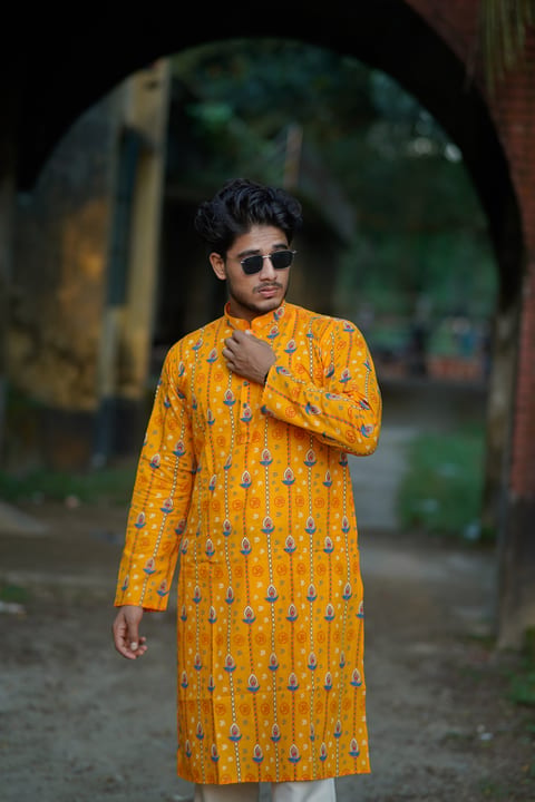 স্কীর্ণপ্রিন্ট পাঞ্জাবি দুর্গাপূজা কালেকশন