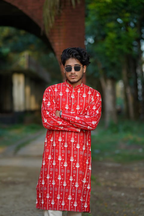 স্কীর্ণপ্রিন্ট পাঞ্জাবি দুর্গাপূজা কালেকশন