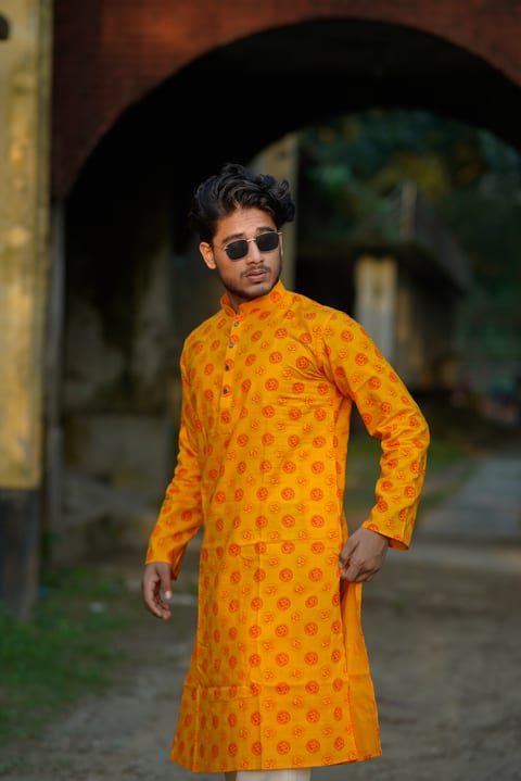 স্কীর্ণপ্রিন্ট পাঞ্জাবি দুর্গাপূজা কালেকশন